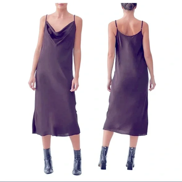 Anthropologie | Dresses | Michael Stars Anthropologie Satin Slip Dress |  Poshmark